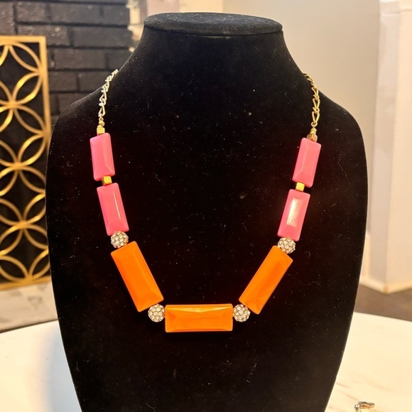 J.Crew acrylic beaded necklace - Picture 1 of 5